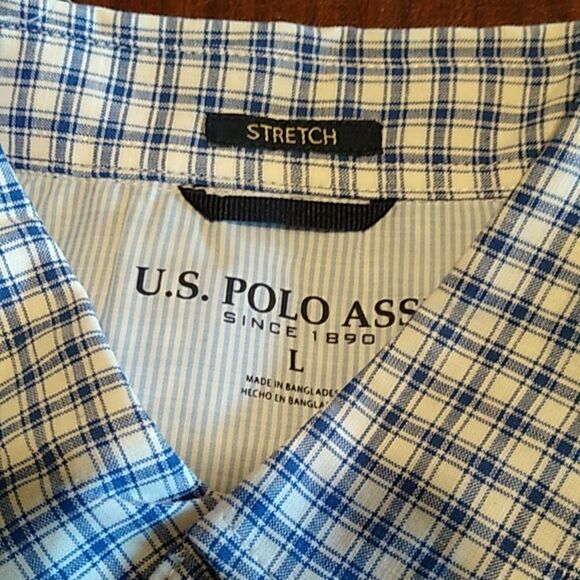 NWT US Polo Assn Men's Woven Short Sleeve button down shirt - Picture 2 of 7